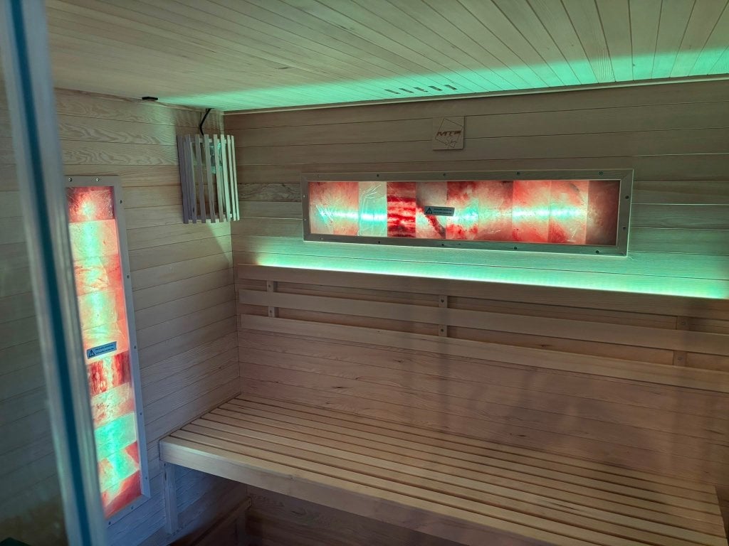 Zoutsteen sauna I Zomeropruiming, Sport en Fitness, Ophalen, 8431 NA, buurstede 17, Fins of Traditioneel, Info@wellness4fun.nl