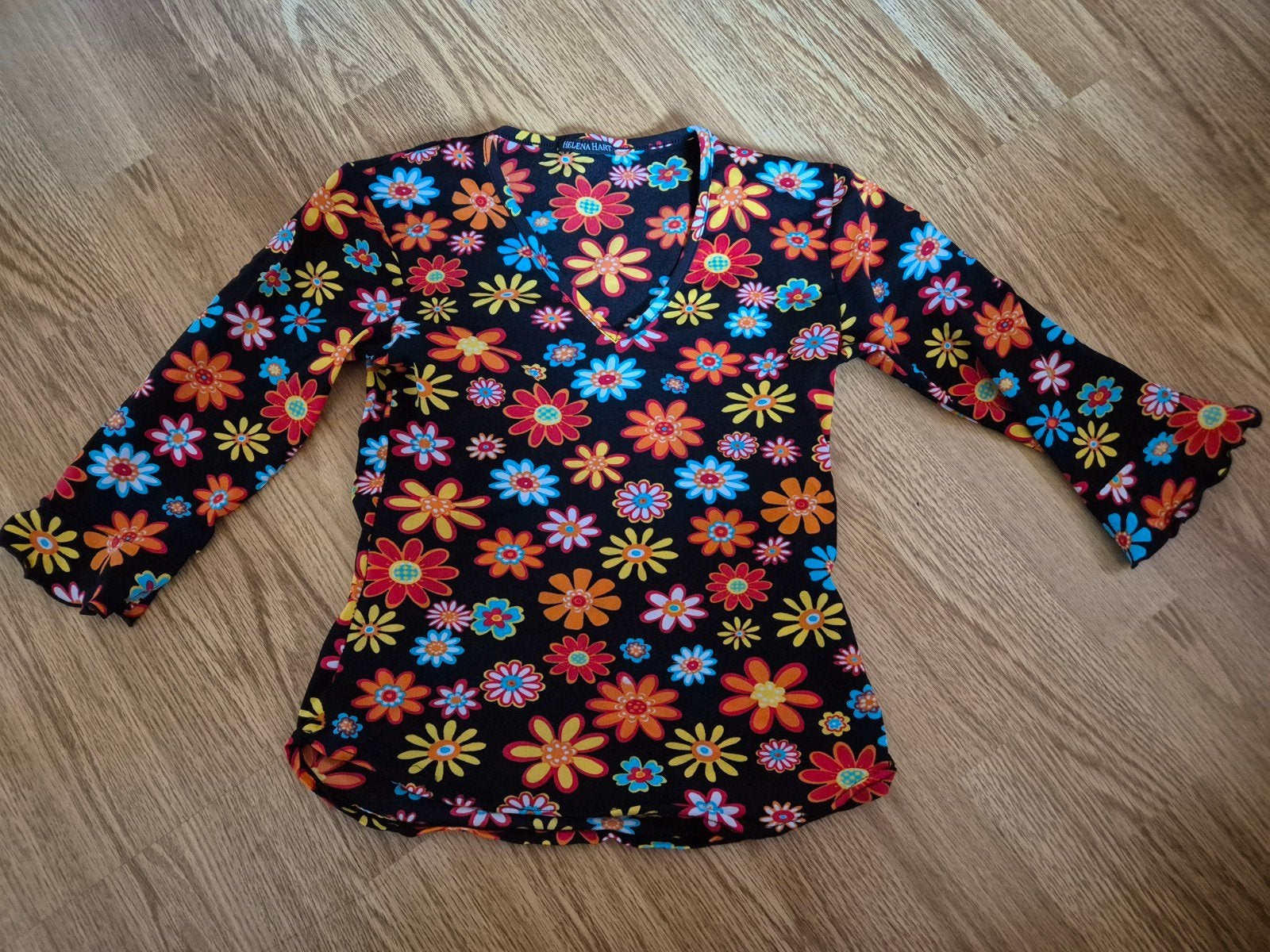 Helena Hart Flower Power top/shirt - maat 146, Kinderen en Baby's, Ophalen of Verzenden, Zo goed als nieuw, Meisje, Shirt of Longsleeve