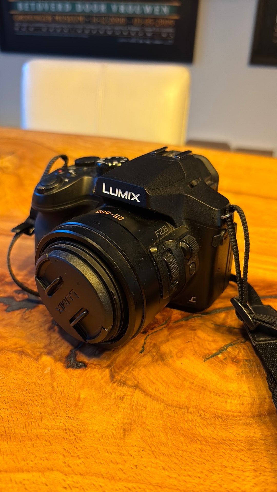 Panasonic Lumix DMC-FZ300 zwart occasion, Panasonic, Ophalen of Verzenden, Zo goed als nieuw, Lensdop