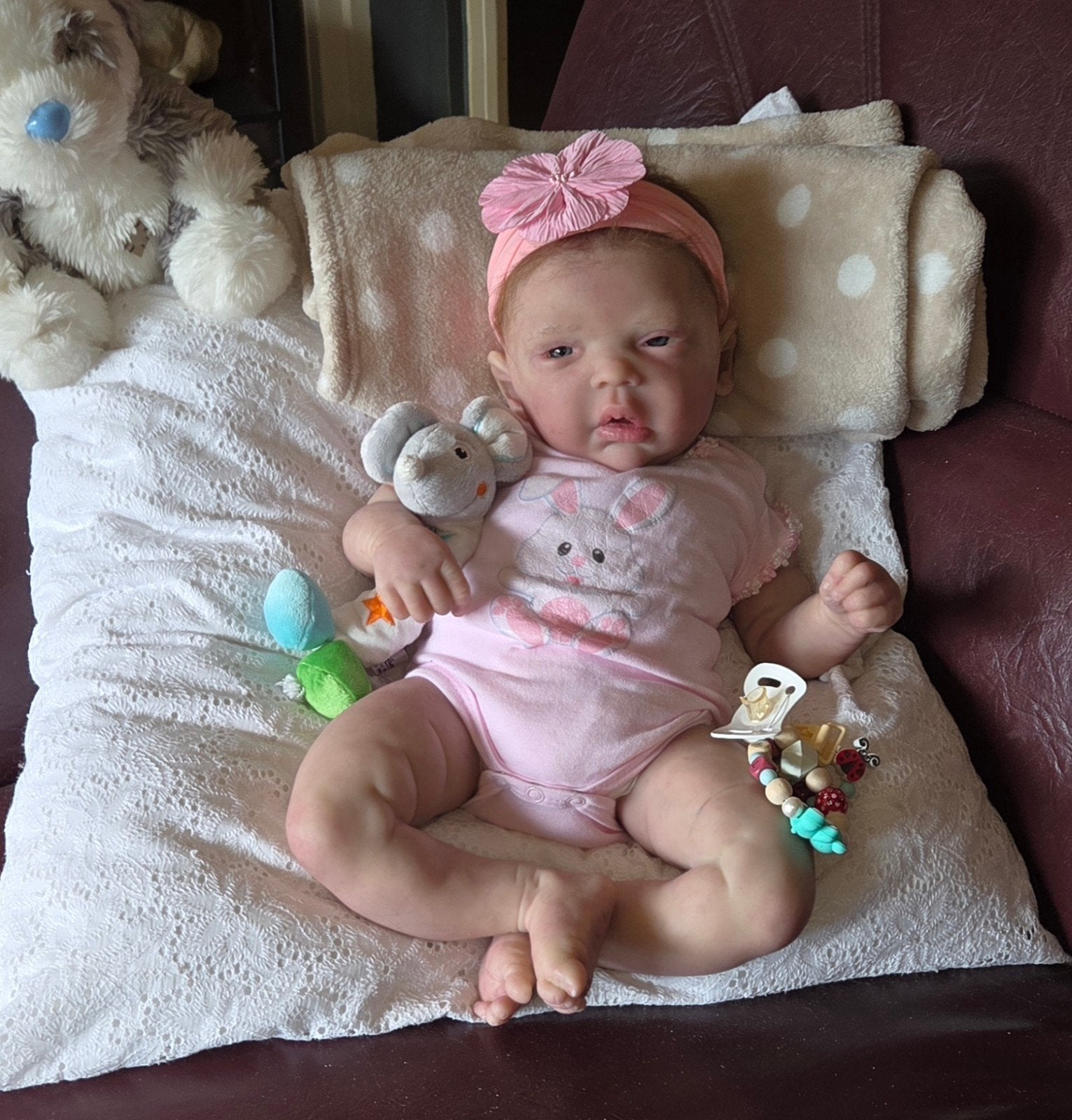 Siliconen baby., Verzamelen, Poppen, Ophalen of Verzenden, Babypop