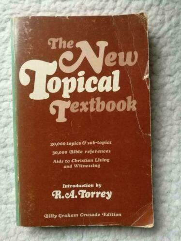 The New Topical Textbook (R.A. Torrey - Introd.), Ophalen of Verzenden, Gelezen