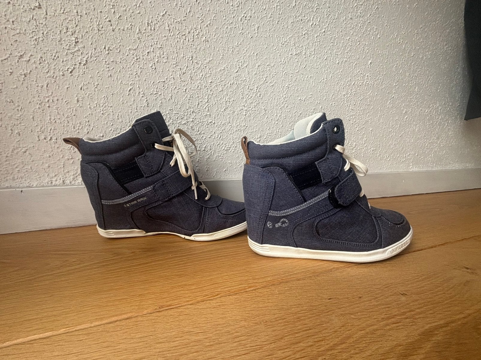 Gstar sneaker sleehak maat 41, Blauw, Ophalen of Verzenden, Sneakers of Gympen, Zo goed als nieuw