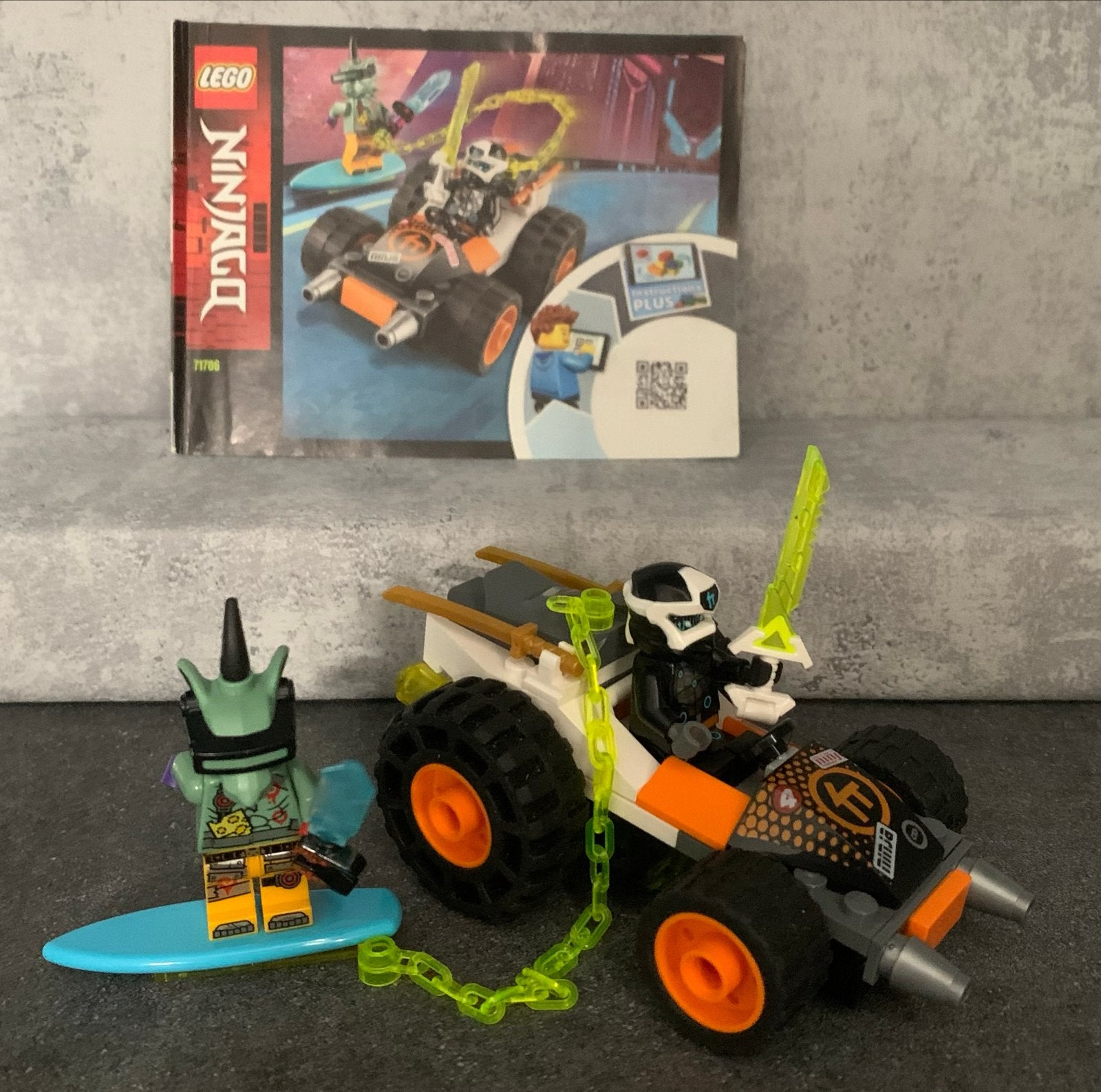 Lego Ninjago 71706 Cole's Speeder Car, Kinderen en Baby's, Speelgoed | Duplo en Lego, Lego, Ophalen of Verzenden, Zo goed als nieuw
