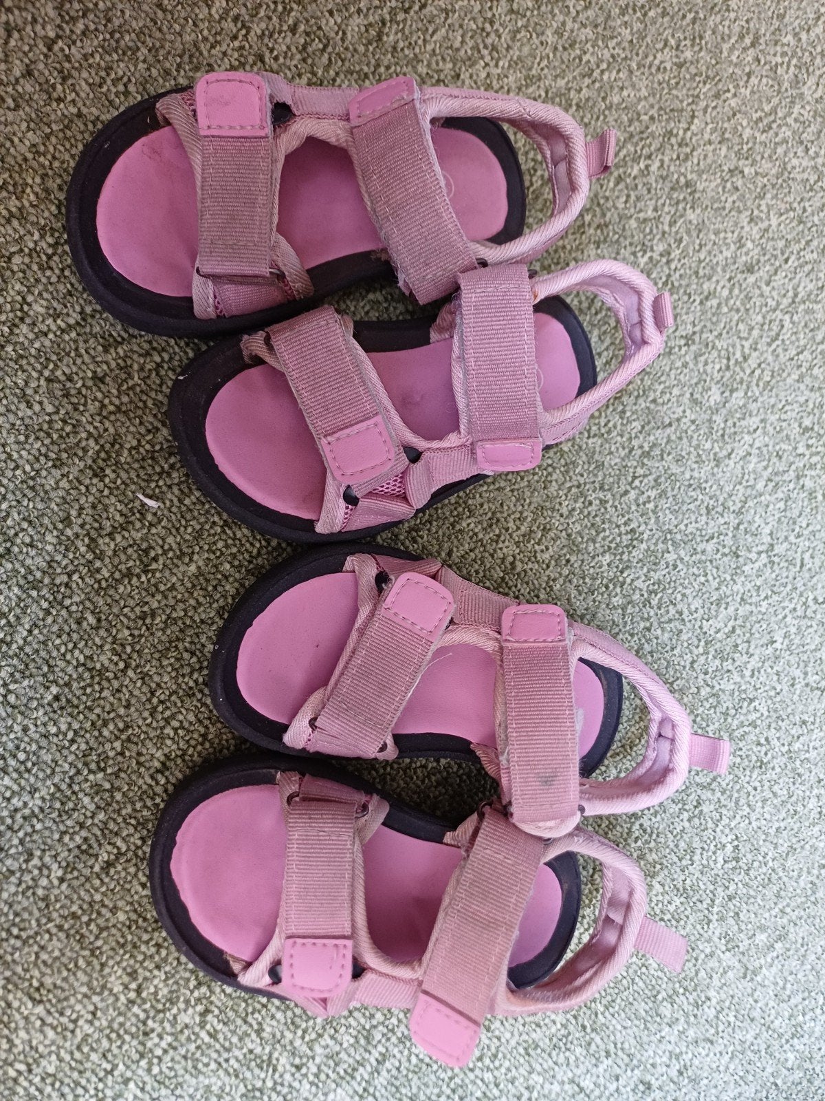 2 paar sandalen roze maat 23, Ophalen, Meisje, Gebruikt, Schoentjes