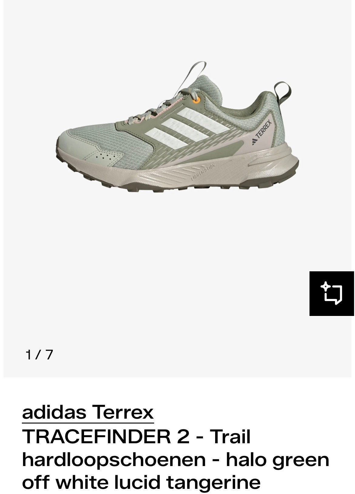 Adidas Terrex Trail hardloopschoenen -  Maat: 43 1/3, Ophalen of Verzenden, Zo goed als nieuw, Hardloopschoenen, Adidas