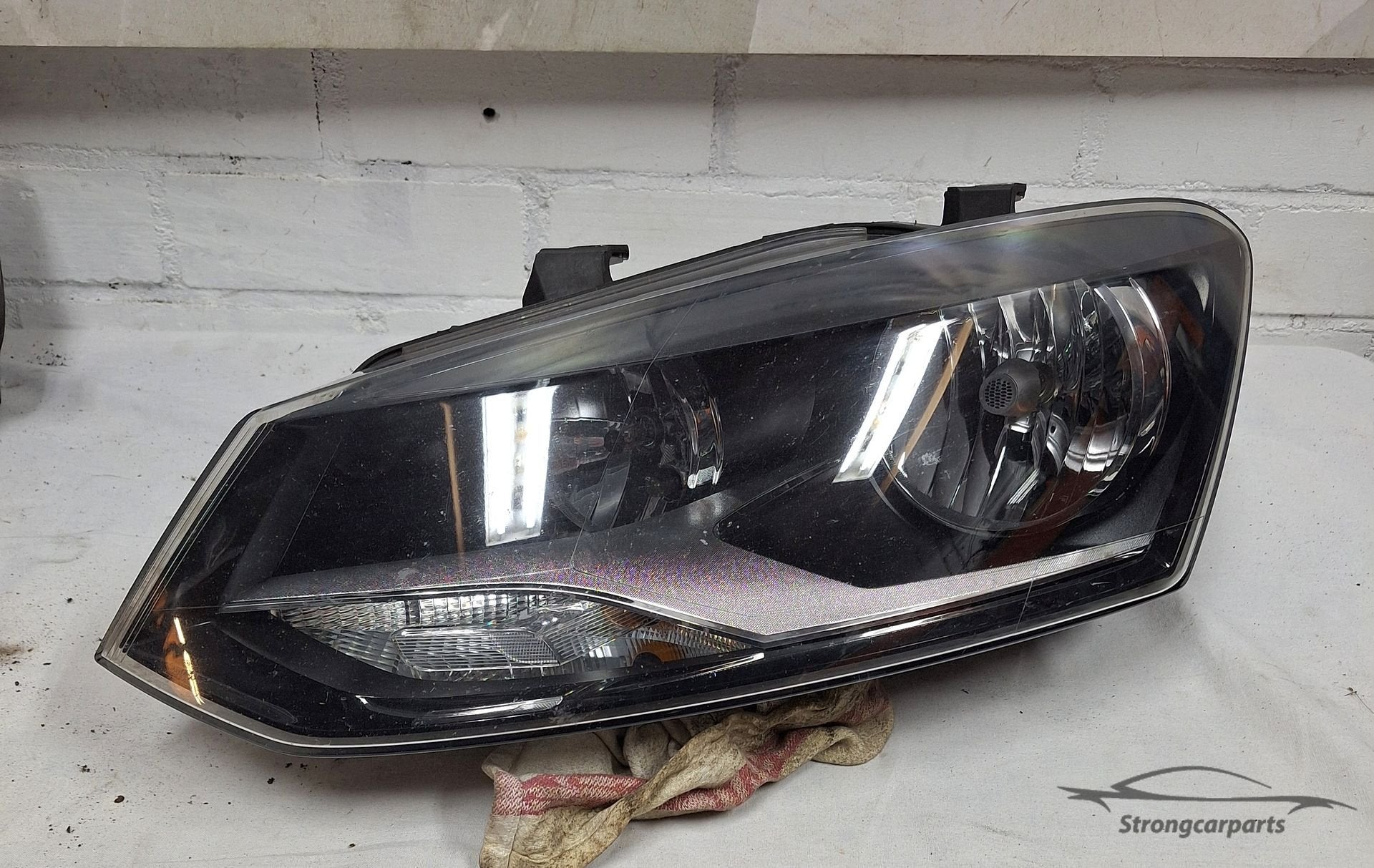 Koplamp VW Polo 6R 6C H7 links 6R1941007F Origineel, Auto-onderdelen, Verlichting, Gebruikt, -, Volkswagen, -