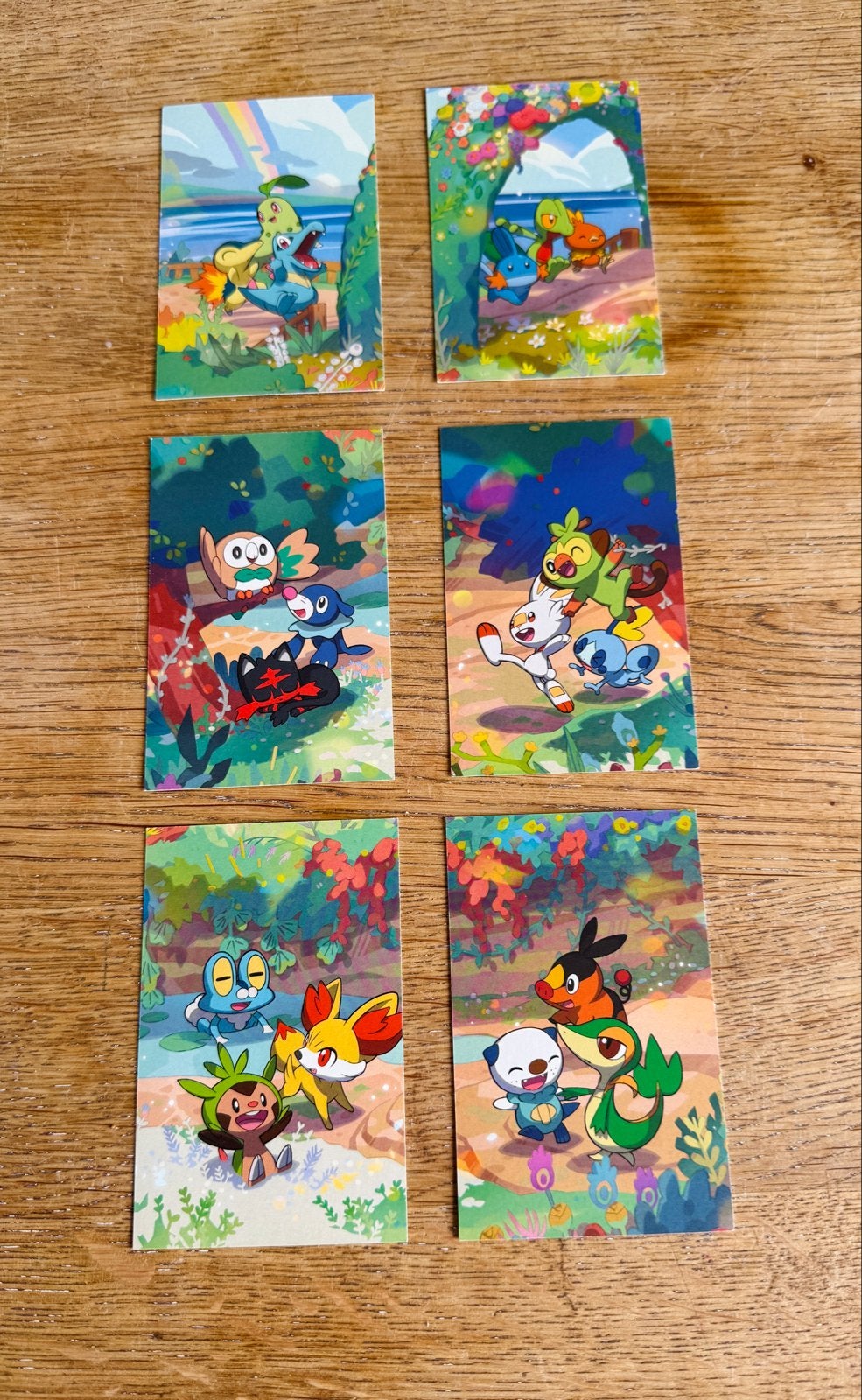 6 Pokémon art kaarten uit tinnen blikjes, Ophalen of Verzenden, Zo goed als nieuw