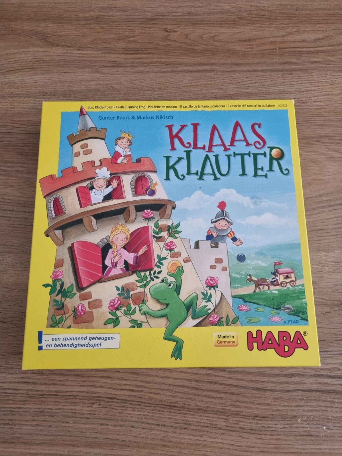 HABA Klaas Klauter - Geheugen- en behendigheidsspel 5+ jaar, Een of twee spelers, Ophalen, Zo goed als nieuw, HABA