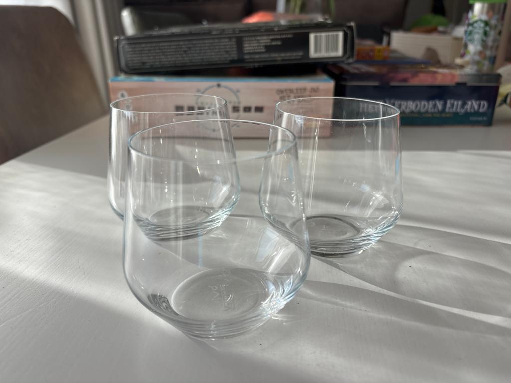 Vivo Villeroy & Boch Group glazen (3 stuks), Ophalen, Zo goed als nieuw, Overige merken, Glas