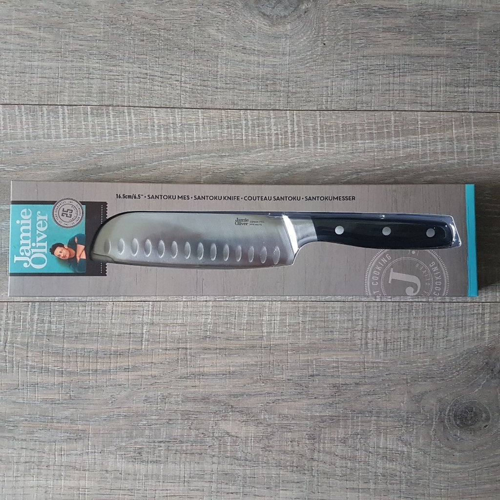 Jamie Oliver 16.5cm/6.5" SANTOKU MES (nieuw!), Huis en Inrichting, Keuken | Bestek, Los bestek, Keukenmes, Nieuw, Ophalen of Verzenden