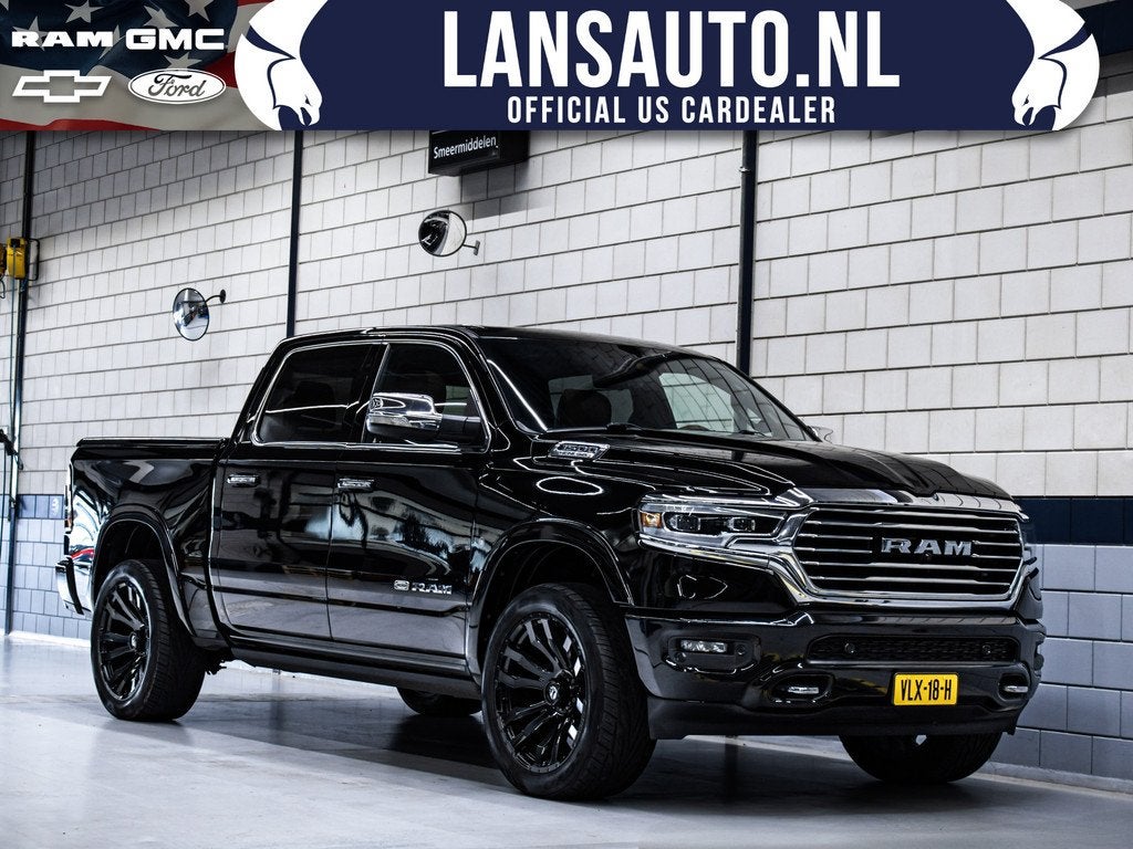 Dodge Ram 1500 Longhorn | 5.7L Hemi V8 Automaat | 4x4 1e Eig, Auto's, Dodge, Automaat, Lichtsensor, Gebruikt, 5654 cc