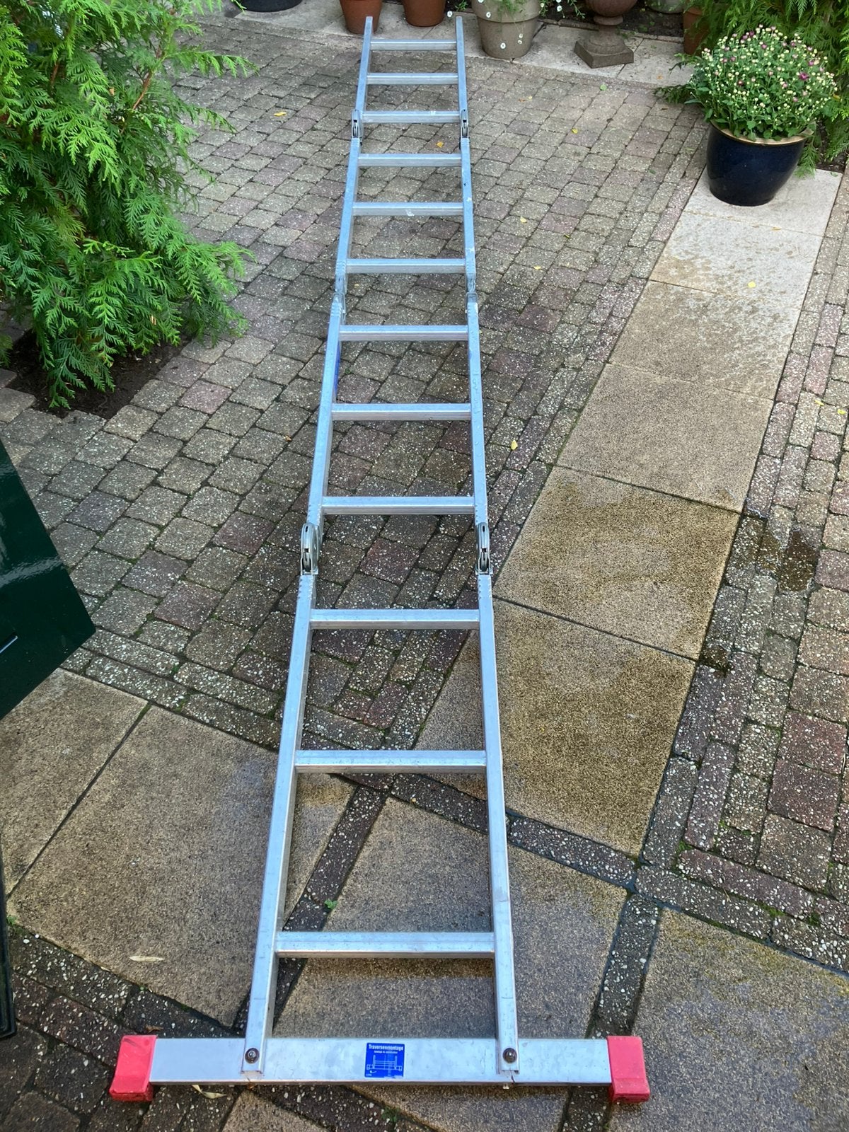 Ladder (alupro), Ophalen, Zo goed als nieuw, Ladder, Opvouwbaar of Inschuifbaar