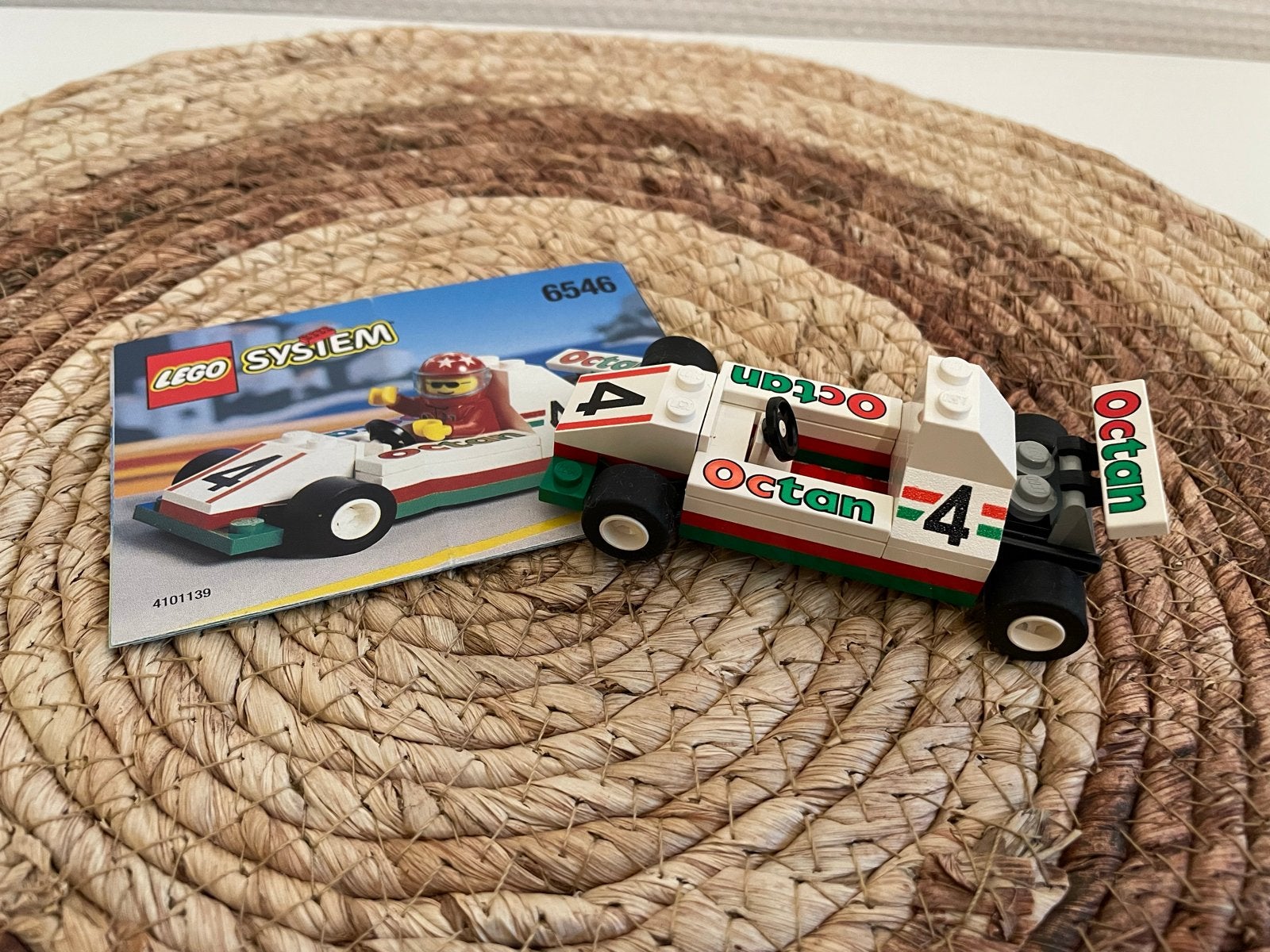 LEGO System 6546 F1 Octan Raceauto met instructieboekje, Ophalen of Verzenden, Gebruikt, Overige merken