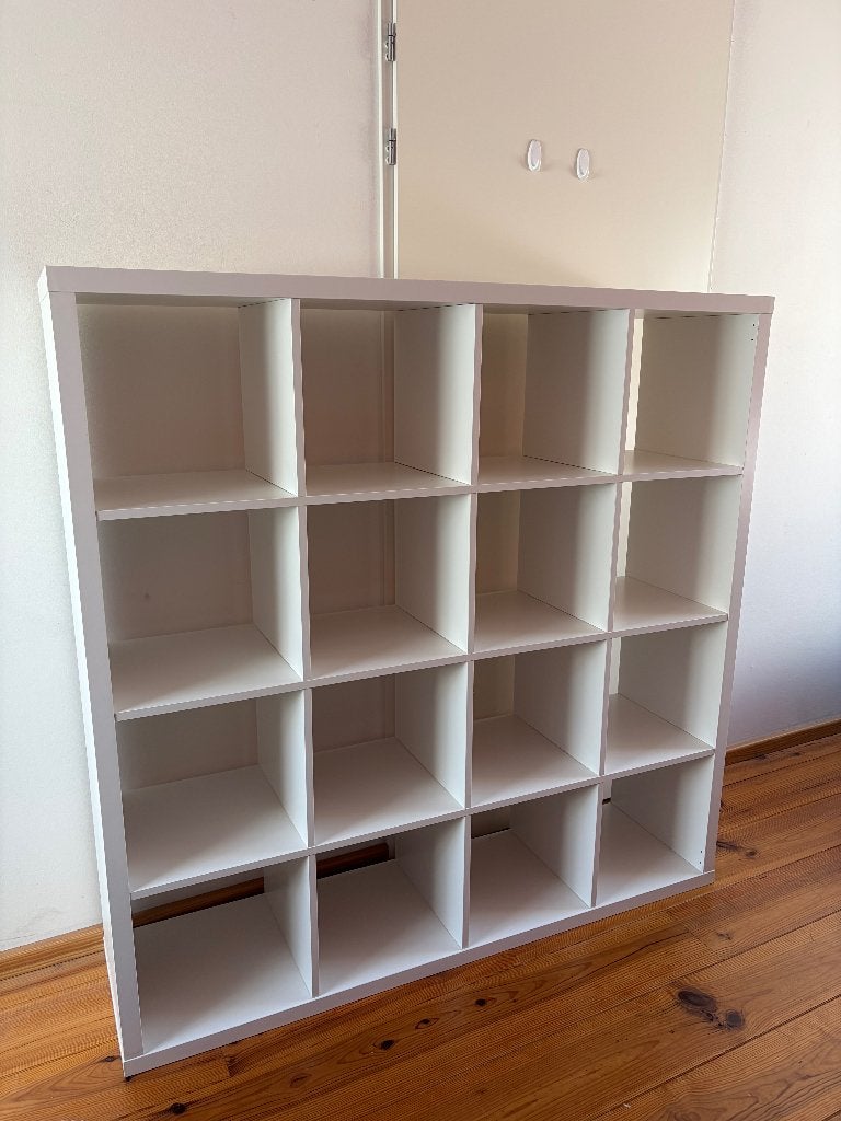 IKEA kallax kast wit 16 vakken, Huis en Inrichting, Kasten | Boekenkasten, Ophalen, Gebruikt, 100 tot 150 cm, 100 tot 150 cm