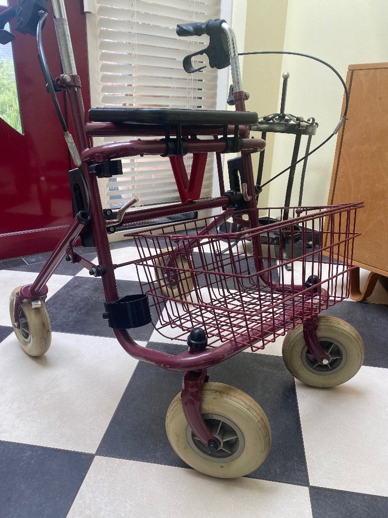Rollator, Diversen, Ophalen, Opvouwbaar, Gebruikt
