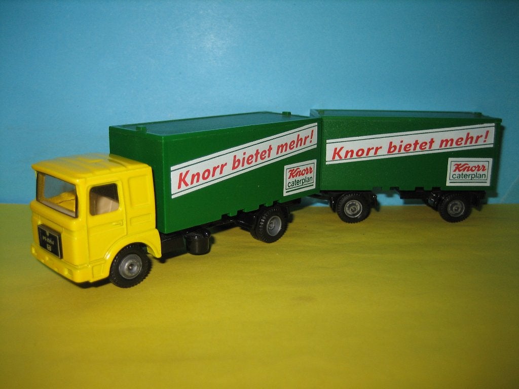 Efsi  1:87  Knorr  MERCEDES combi, Ophalen of Verzenden, Zo goed als nieuw, Bus of Vrachtwagen, Efsi