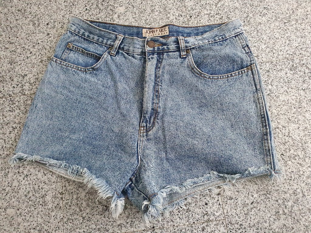 Korte jeans, Blauw, Overige jeansmaten, Nieuw, John F. Gee