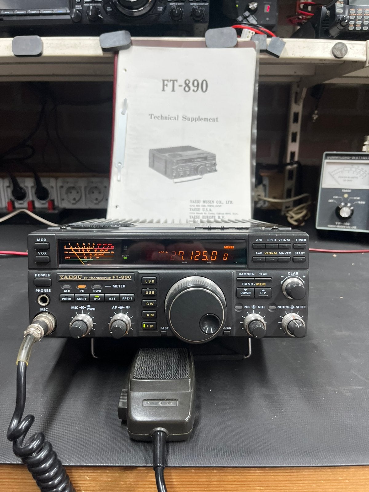 Yaesu ft 890 met tuner, Ophalen, Gebruikt