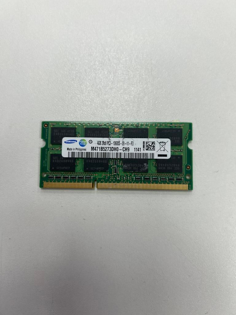 Samsung 4GB DDR3 RAM PC3-10600S Laptop Geheugen, Computers en Software, RAM geheugen, Gebruikt, Laptop, 2 GB, DDR3, Ophalen of Verzenden