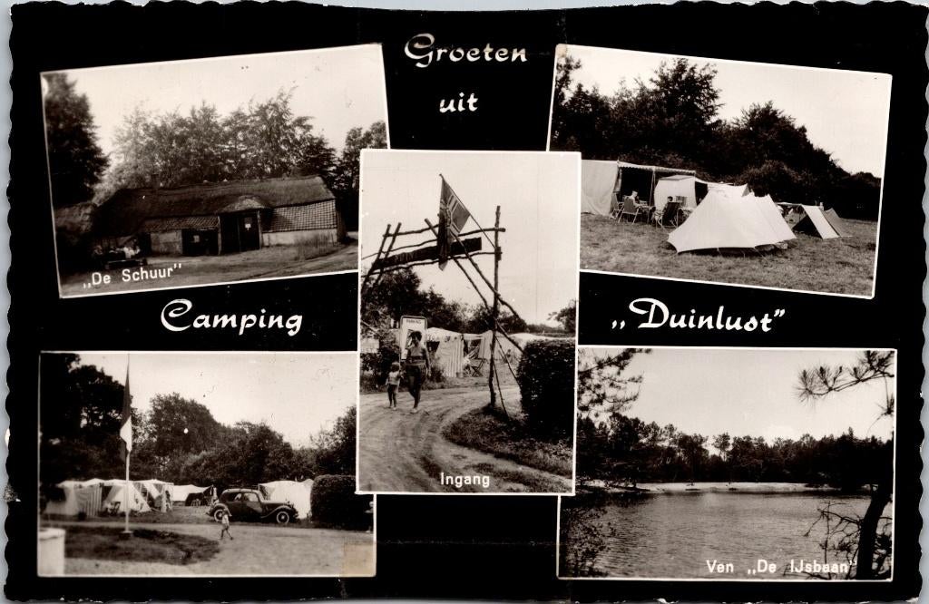 Camping Duinlust Kaatsheuvel - 2 ansichtkaarten jaren 60, Verzenden, 1960 tot 1980, Gelopen, Noord-Brabant