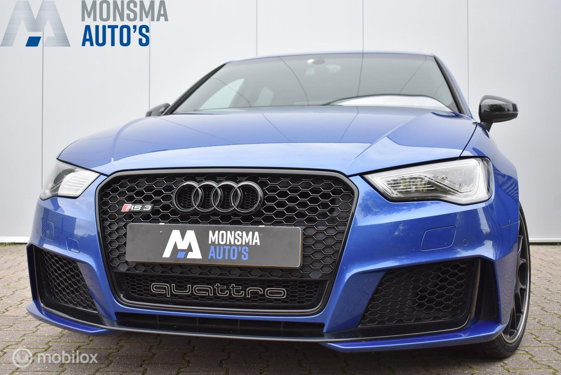 Audi RS3 2.5 TFSI Sepangblau *1e lak *2e eignr. *Carbon *B&O, Automaat, Gebruikt, RS3, 367 pk