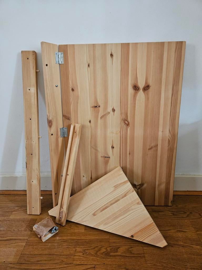 Ikea IVAR houten klaptafel wandmontage 75 x 60 cm ZGAN, Ophalen, Zo goed als nieuw