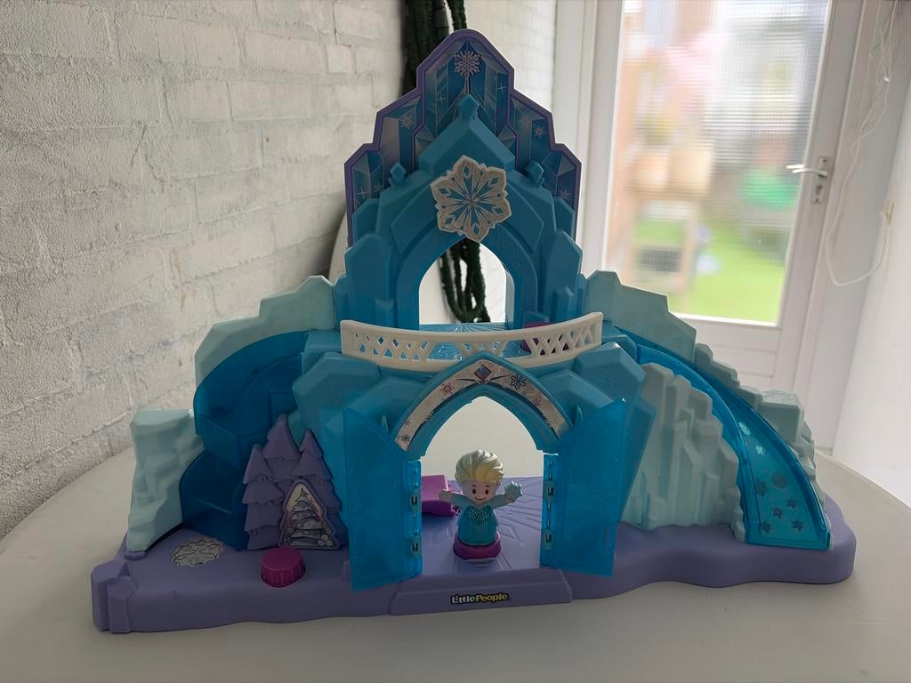 Little People Disney Frozen Elsa's IJspaleis, Ophalen of Verzenden, Zo goed als nieuw, Meisje