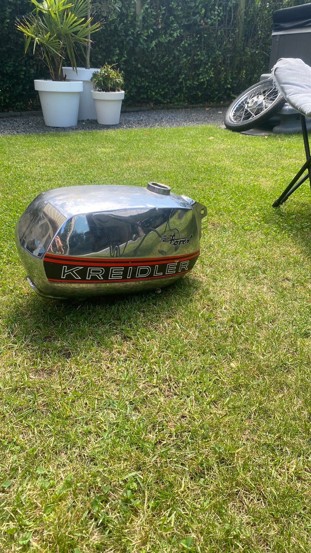 Kreidler tank, Fietsen en Brommers, Ophalen, Zo goed als nieuw, Tank