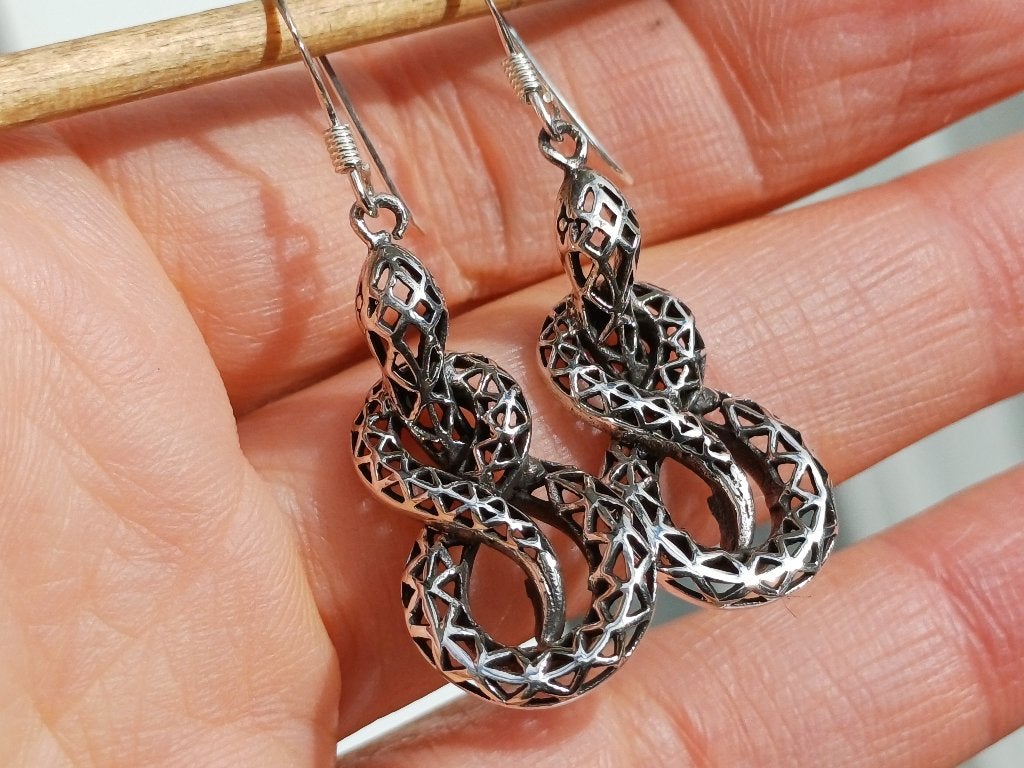Vanoli 925 zilver slangen / snake oorbellen, Sieraden, Tassen en Uiterlijk, Oorbellen, Hangers, Vanoli, Amsterdam, Nieuw