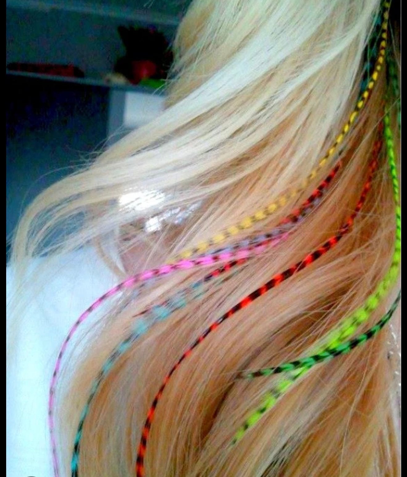 Verjaardag,feestje activiteit haarextensions,glitter tattoos, Ophalen, Zo goed als nieuw