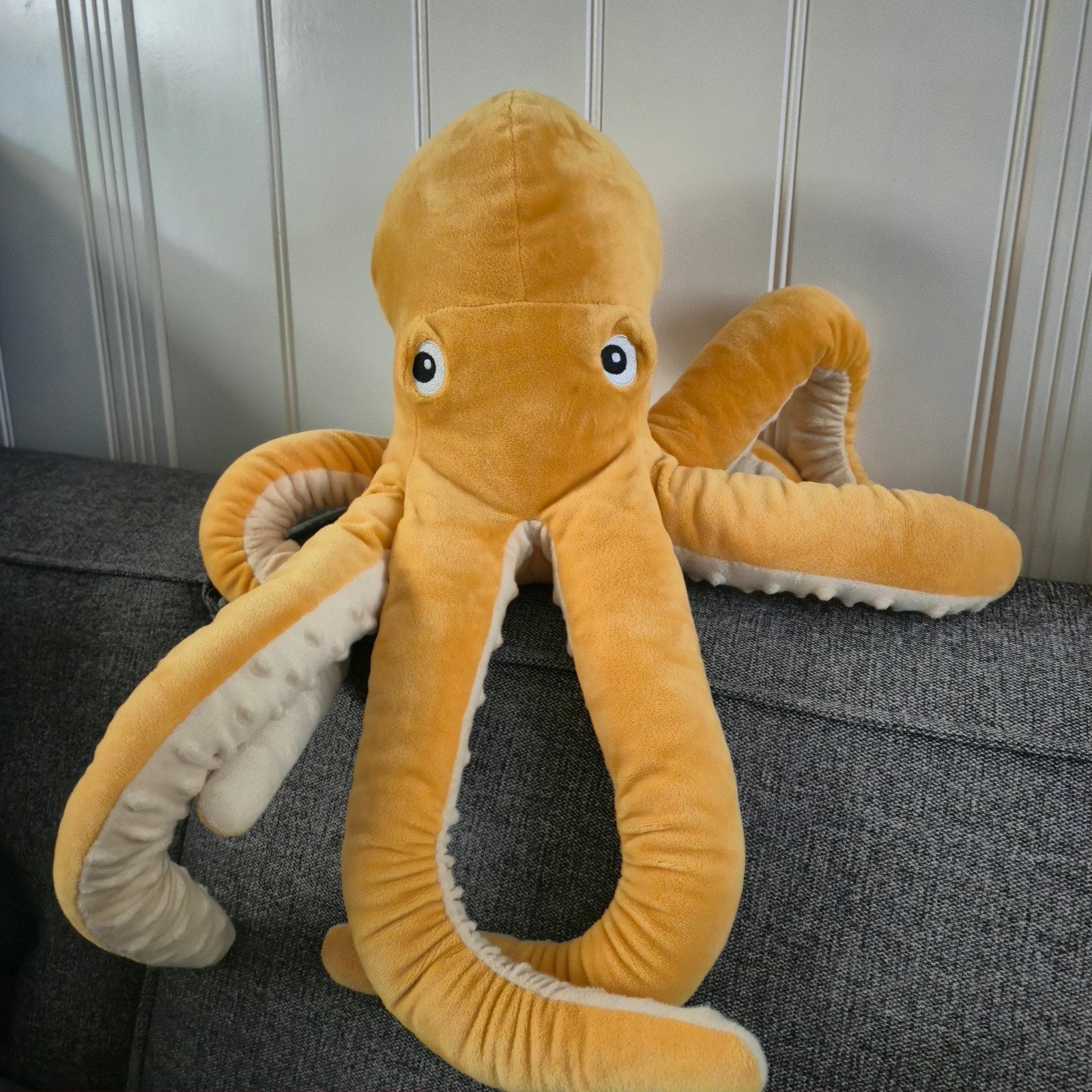 Grote oranje IKEA octopus knuffel, Ophalen of Verzenden