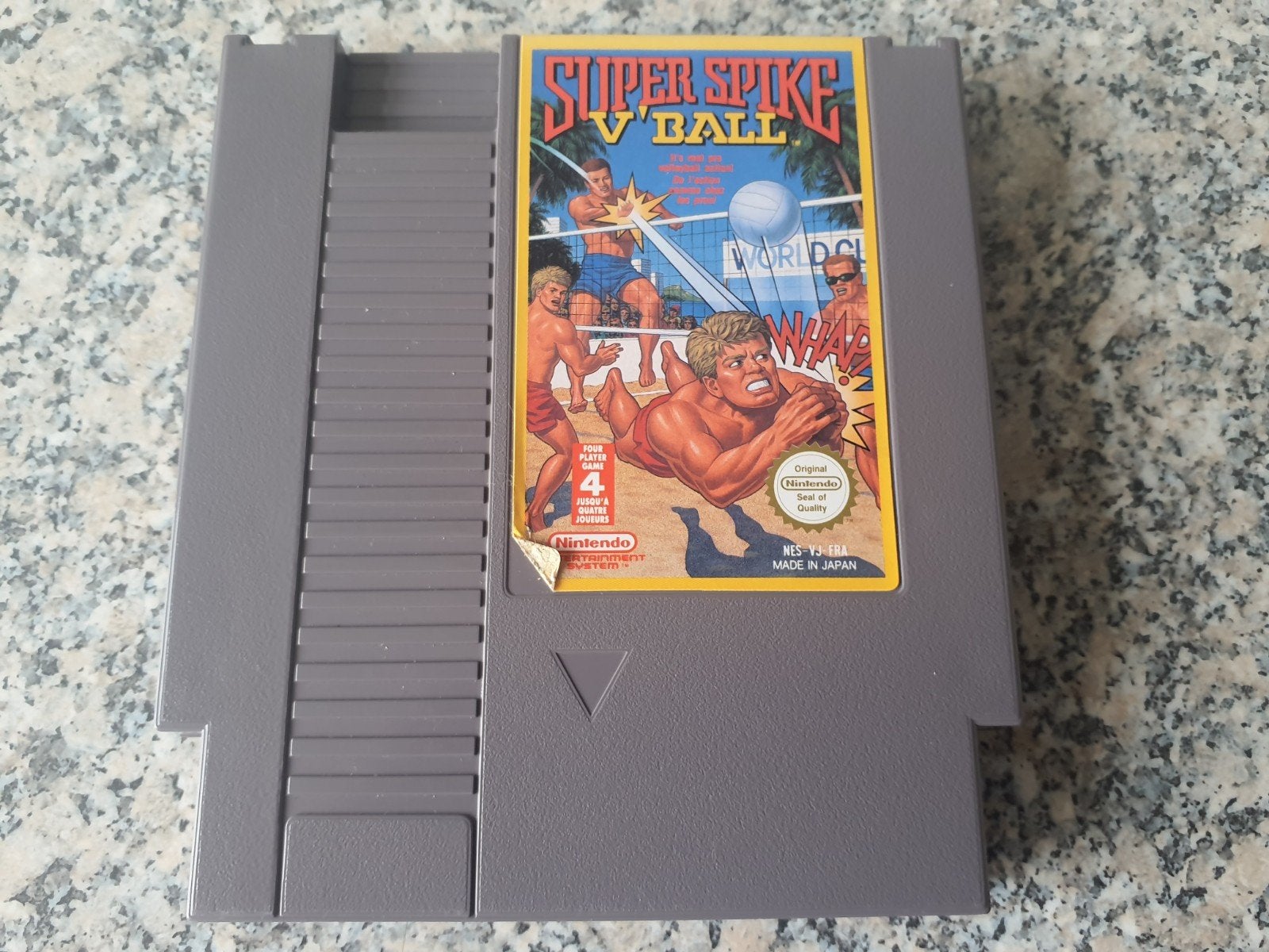 super spike v-ball voor Nintendo NES., Spelcomputers en Games, Games | Nintendo NES, Gebruikt, Verzenden, 1 speler, Vanaf 3 jaar