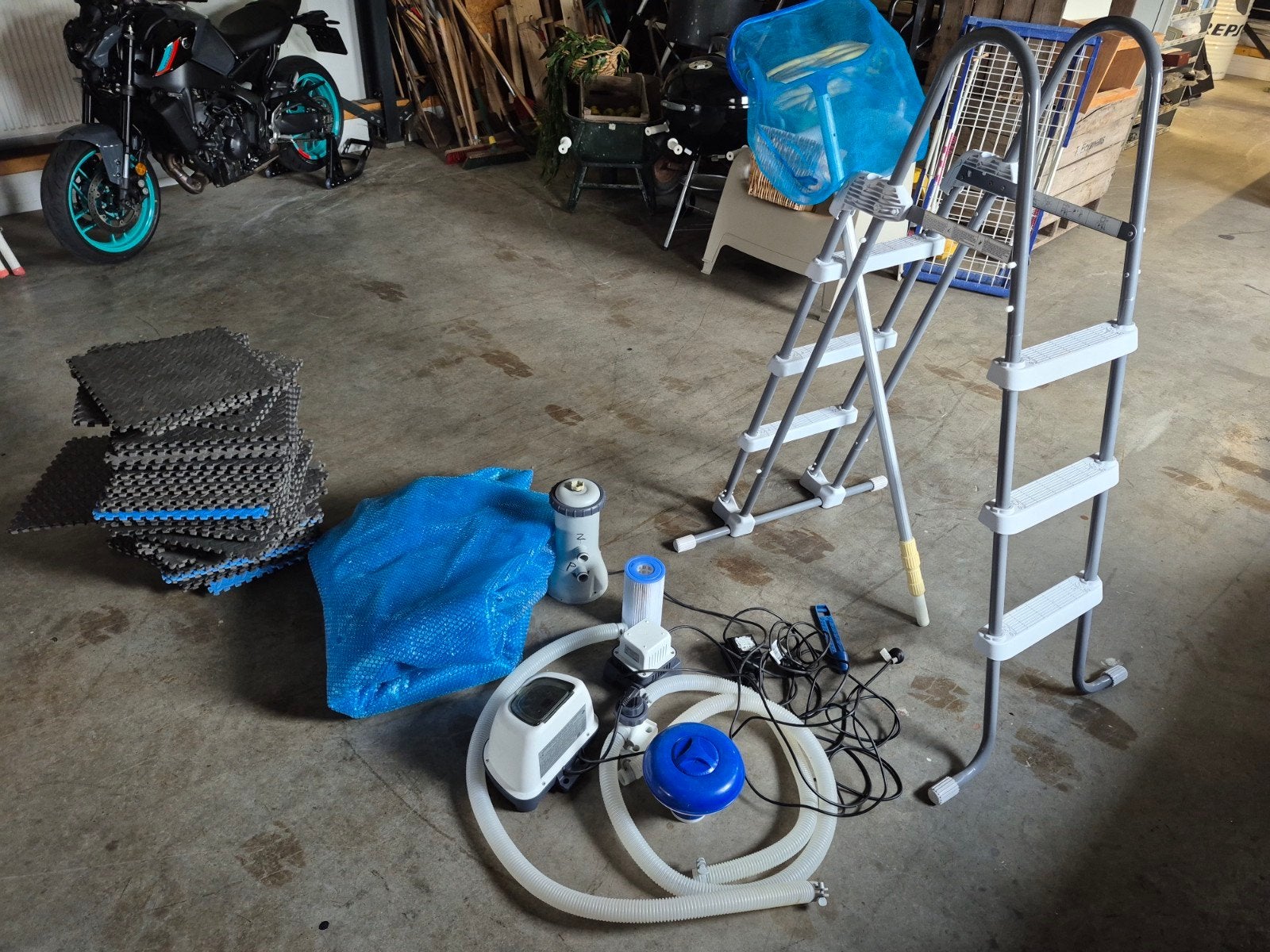 Intex zoutwatersysteem voor zwembad, Tuin en Terras, Ophalen, Gebruikt