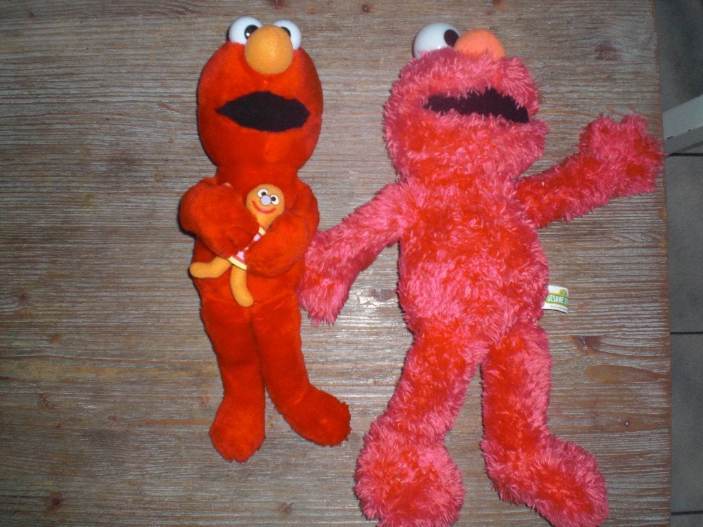 2 elmo poppen, Overige merken, Overige karakters, Overige typen, Ophalen of Verzenden