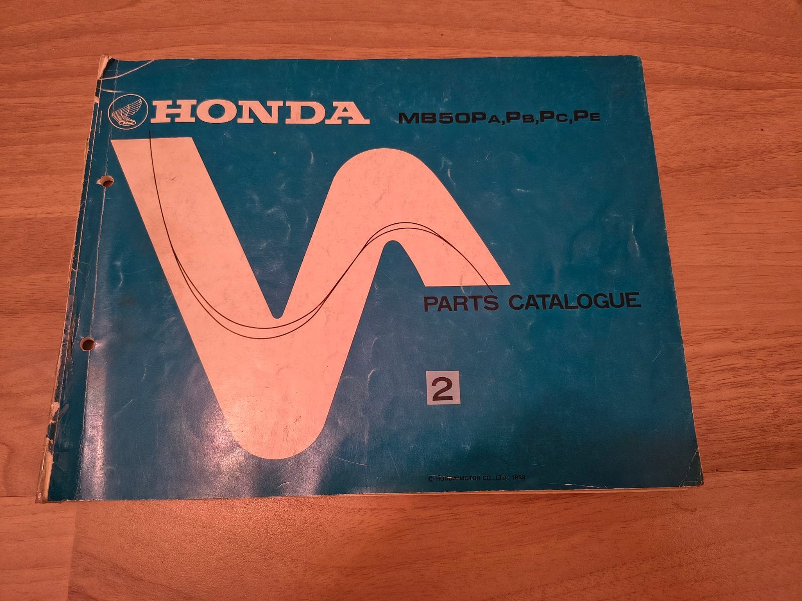 Onderdelenboek Honda MB50 (Nederlands model), Ophalen of Verzenden, Honda