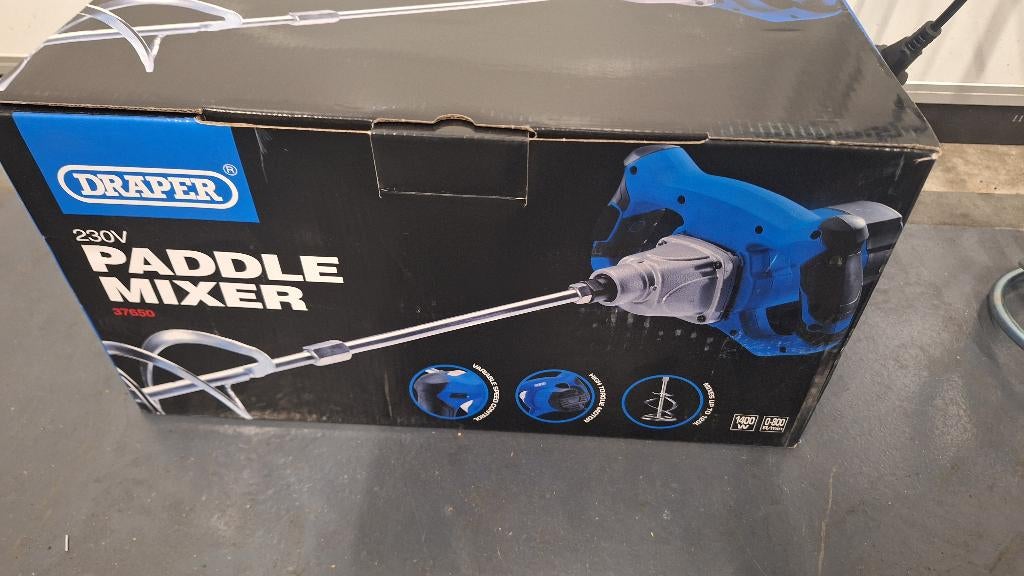 Draper Mixer 1400Watt. Menger betonmixer lijmmixer NIEUW!!, ., Nieuw, Ophalen of Verzenden, .