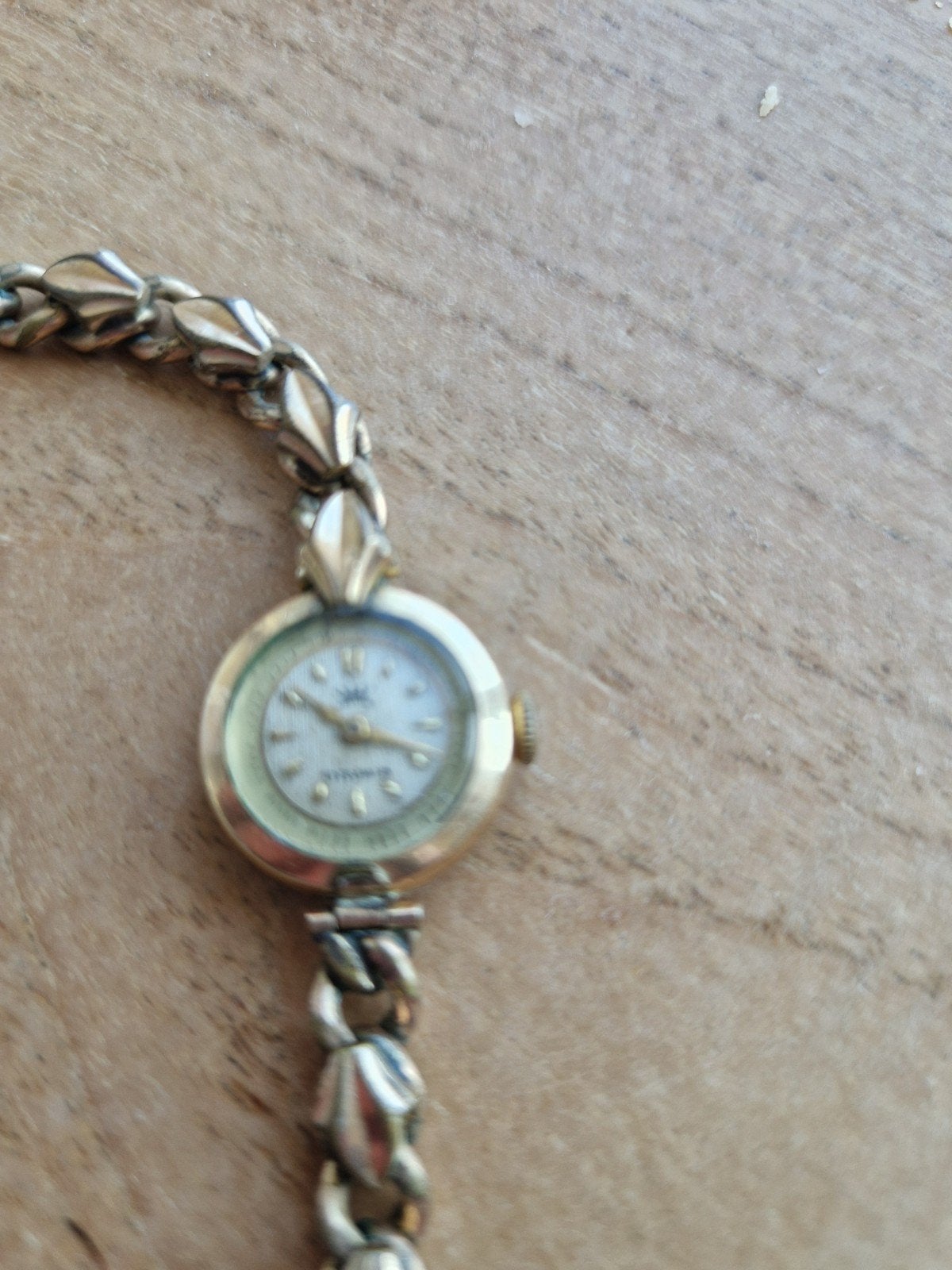 Vintage Dameshorloge Walz Gold Double 20 Mikron Edelstaal, Overige merken, Overige materialen, Gebruikt, Polshorloge