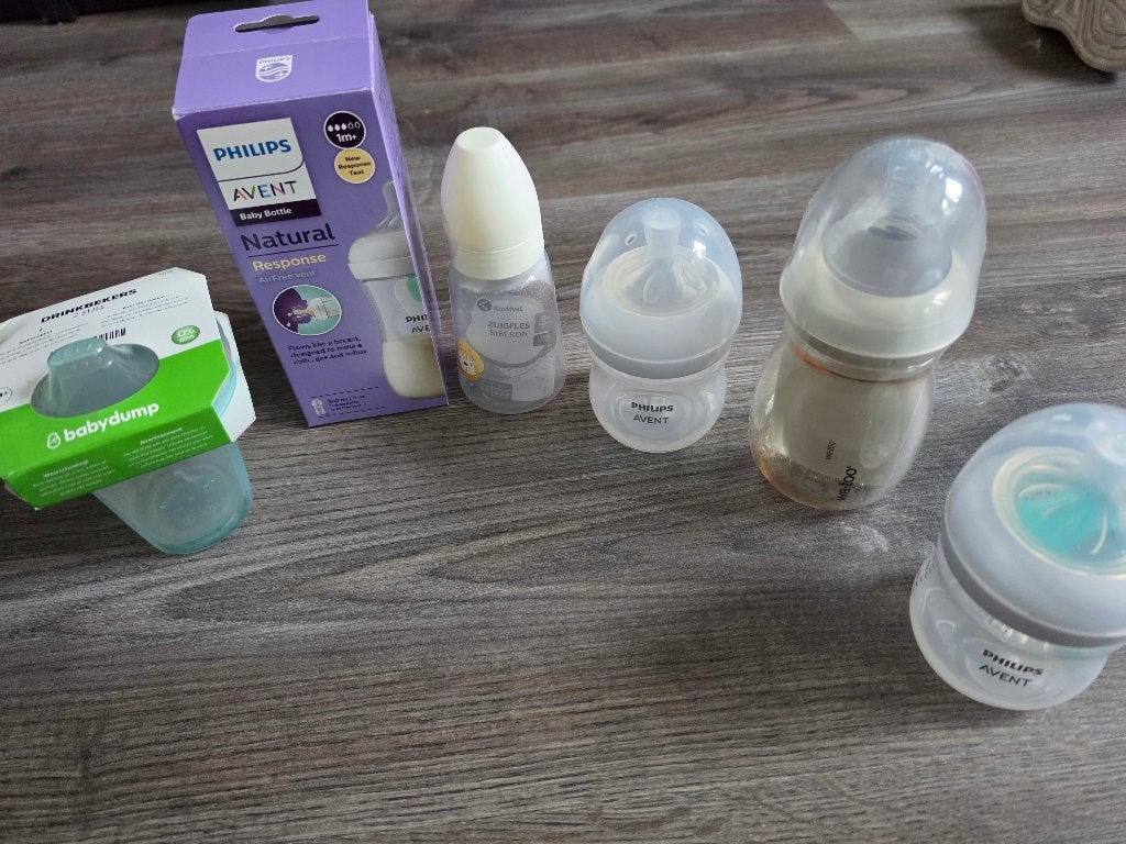 Gratis nieuwe babyflesjes en drinkbekers, Ophalen, Nieuw, Babyfles, Philips Avent