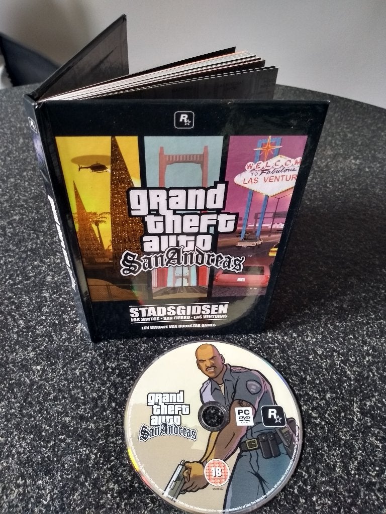 Grand Theft Auto San Andreas voor PC / DVD, Avontuur en Actie, Gebruikt, Vanaf 18 jaar, 1 speler