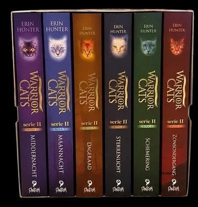 Warrior Cats De Nieuwe Profetie - serie 2 - Erin Hunter, Boeken, Ophalen of Verzenden, Zo goed als nieuw, Erin Hunter