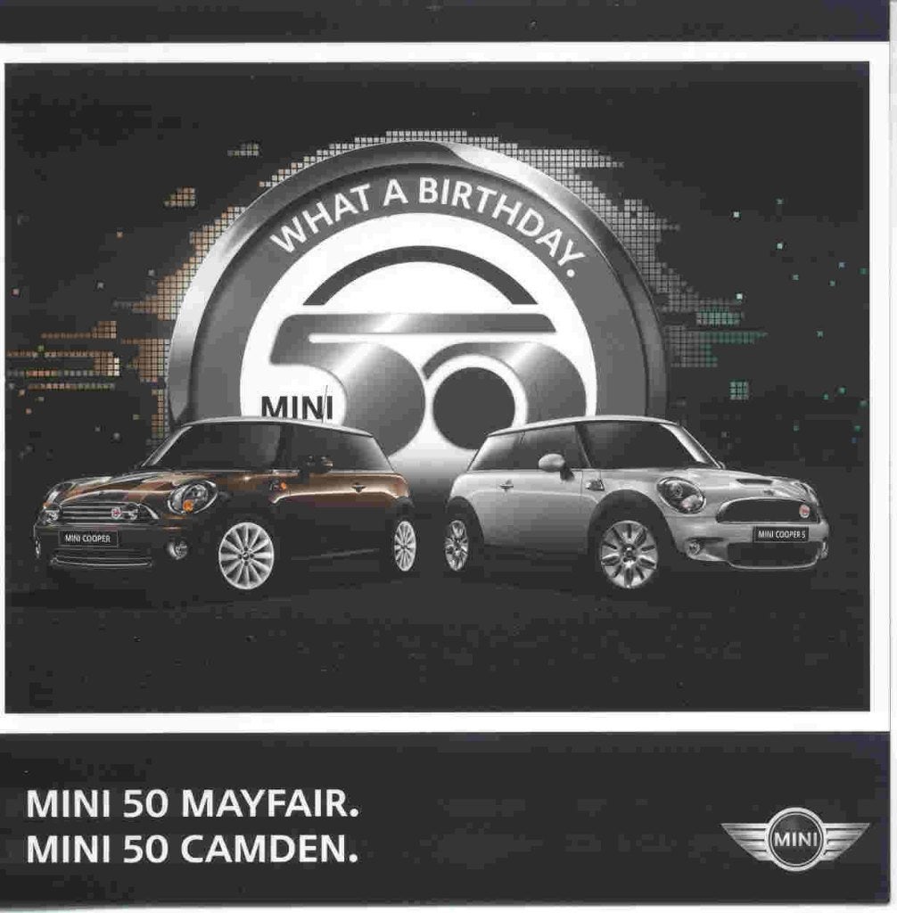 Actiemodellen 50 jaar Mini: Mini 50 Mayfair Mini 50 Camden, Verzenden, Nieuw, Overige merken