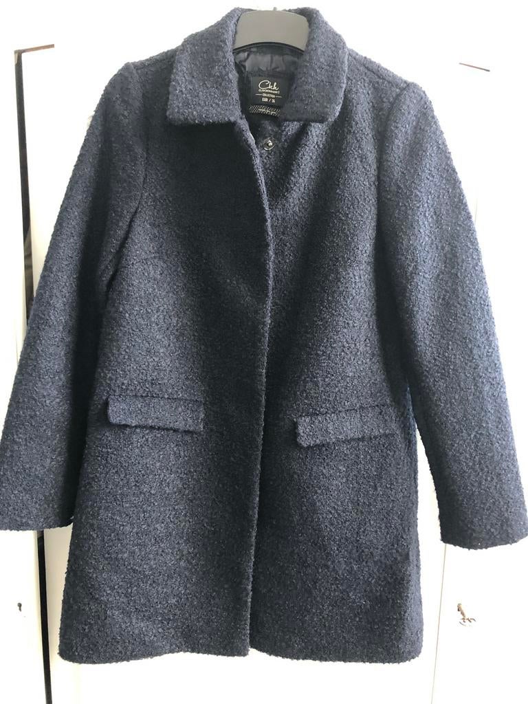 Nieuw blauw mantel jas merk CKH maat 36, Ophalen of Verzenden, Nieuw, Maat 36 (S), Blauw