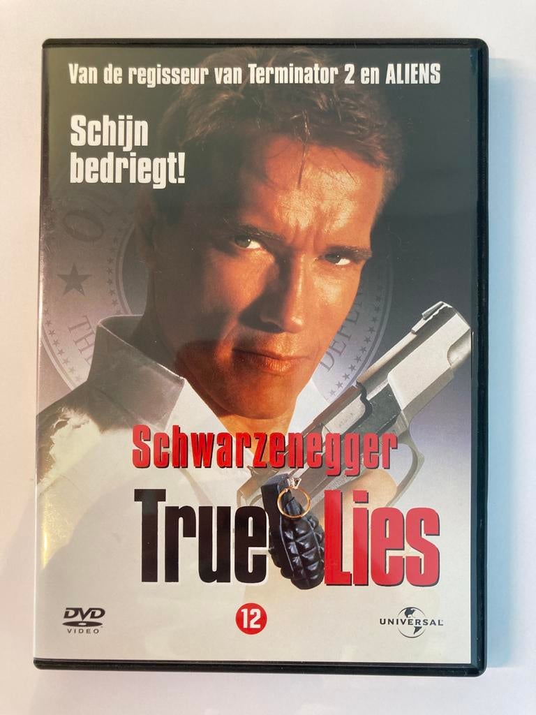 True Lies, 1994 / DVD / James Cameron, Vanaf 12 jaar, Ophalen of Verzenden, Zo goed als nieuw, Actiekomedie