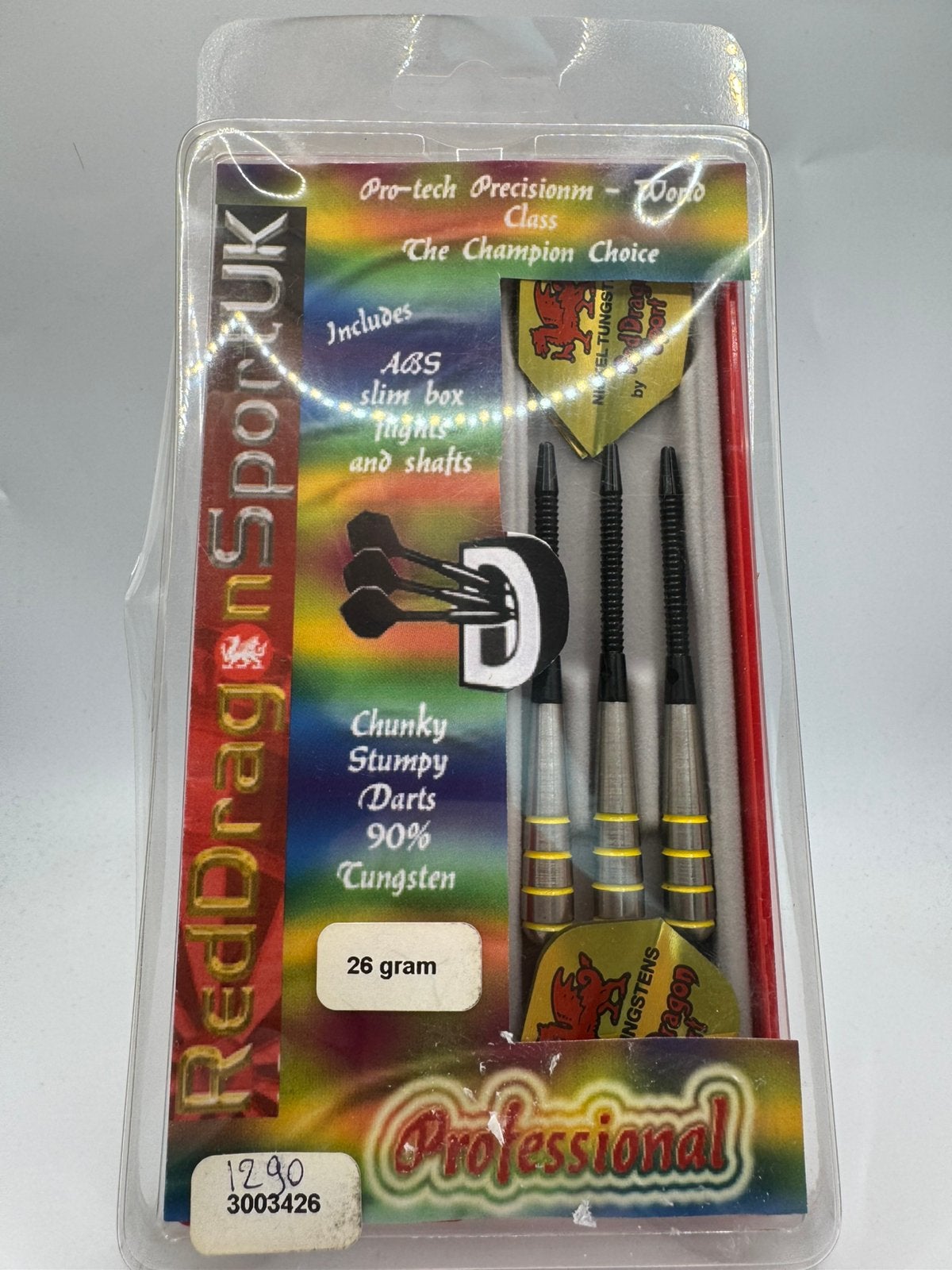 Red Dragon Chunky Stumpy 26 Gram Dartpijlen, Ophalen of Verzenden, Zo goed als nieuw, Nvt, Pijlen