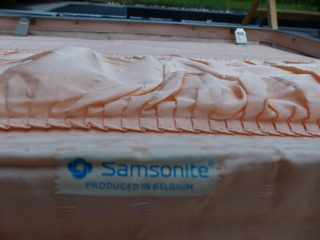 vintage 1970 samsonite silhouette koffer attaché origineel, Ophalen of Verzenden, Gebruikt, Hard kunststof, Slot