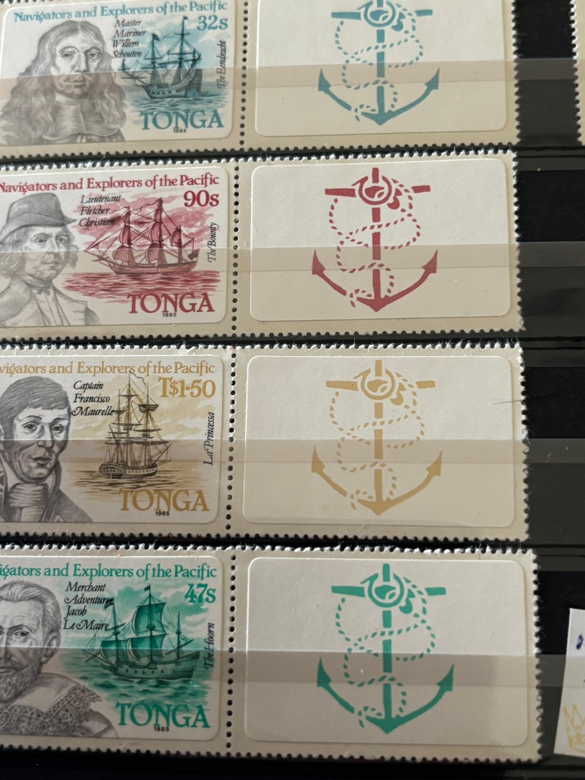 Schepen, Tonga 1985, Verzenden, Postfris