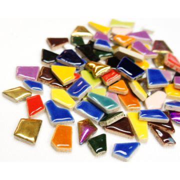 Mozaiek keramiek puzzel steentjes div kleuren per 100 gram, Hobby en Vrije tijd, Ophalen of Verzenden, Nieuw