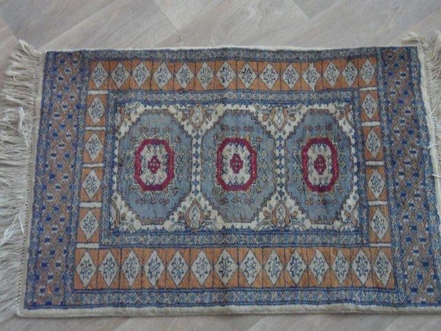 OOSTERS PERZISCHE TAPIJT MET CERTIFICAAT BOCHARA NR 12, Gebruikt, 50 tot 100 cm, Overige kleuren, Rechthoekig