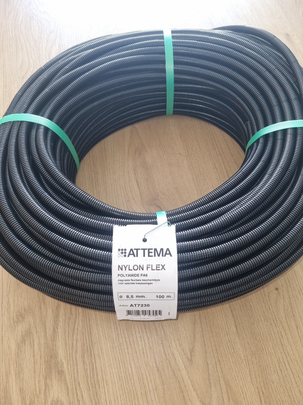 Attema Nylon Flex Polyamide PA6 Beschermbuis 8,5mm 100m, Ophalen of Verzenden, Nieuw, Attema, Kabel of Snoer