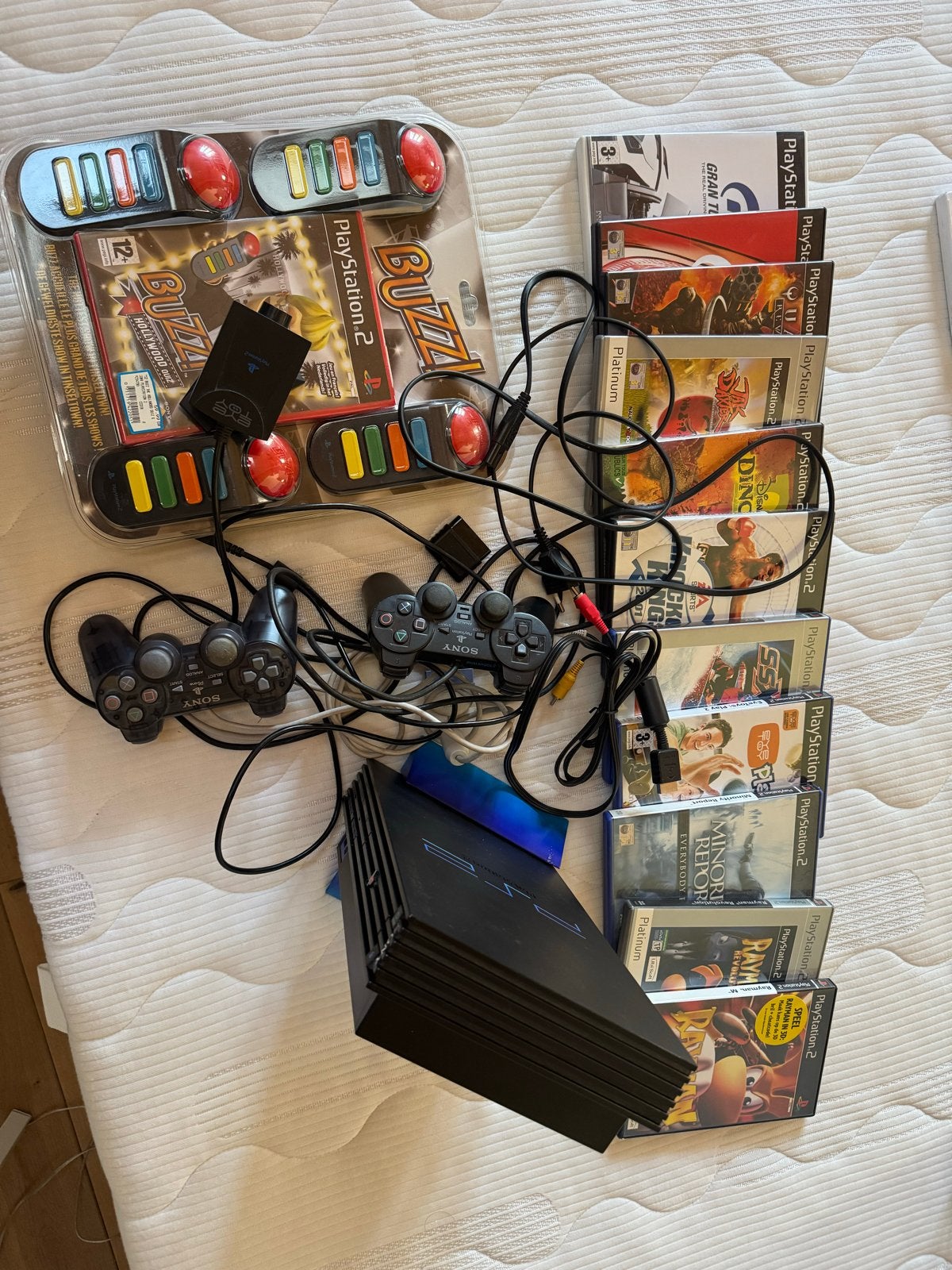 PlayStation 2 Slim met Buzz! en 10 spellen, Ophalen, Gebruikt, Overige genres, Eén computer